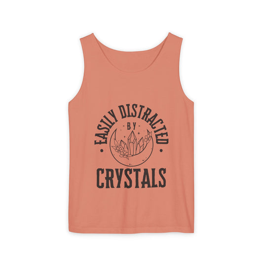 Easily Distracted by Crystals Tank Top